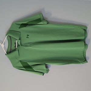 Under Armour Golf Polo Green, gently used. Some visible wear